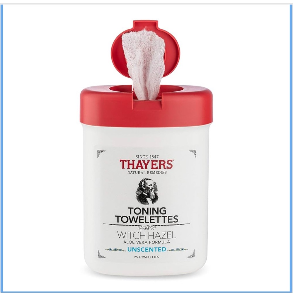 Thayers Toning Towelettes 3 pack new factory sealed